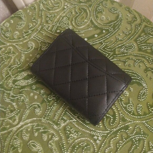 Chanel Mini Flap Quilted Lamb Skin Key Card Case - Picture 4 of 16